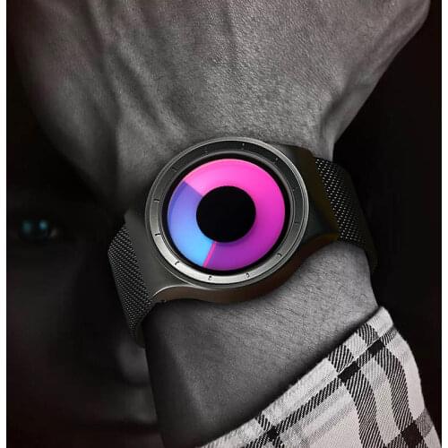 Relogio Creative Quartz Watches Men Top Brand Casual Stainless steel Mesh Band Unisex Watch Clock Male female Gentleman gift