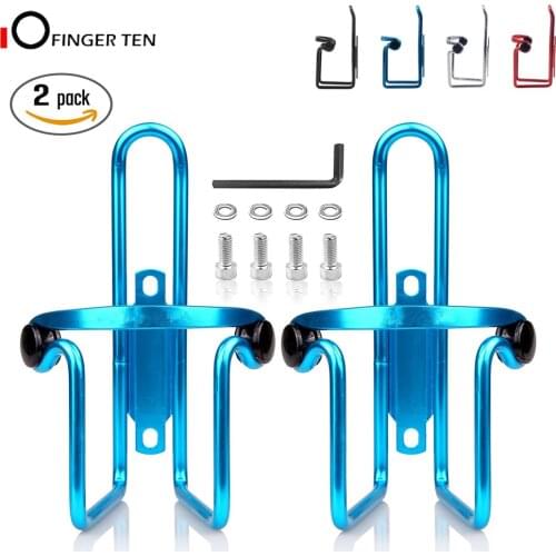 New Adjustable Aluminum Alloy Bicycle Water Bottle Holder Lightweight Cage for for Road Mountain Bicycle