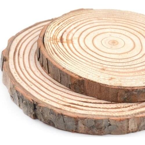 Wholesale Natural Round Wood Block Unfinished Unpainted Ring Earring Pendant Jewelry Display Hoder Organizer Stand DIY Art Craft