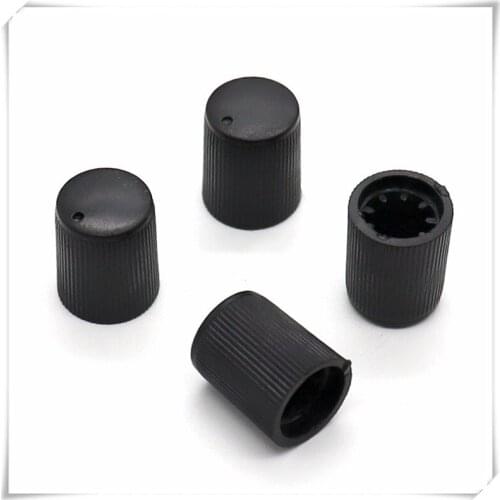 10 Pieces Plastic Flower Shaft Knob Diameter 11mm Height 14mm Potentiometer Encoder Knob Gear Shaped Inner Hole 6mm