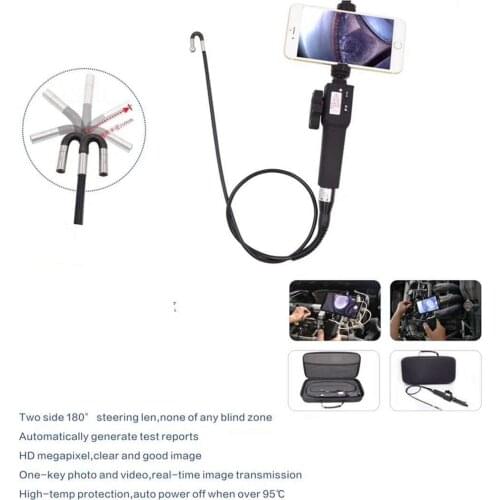 5.5mm 360 Degree View Angle Two Way Articulating 720P Mobile Direct Use Handheld Endoscope