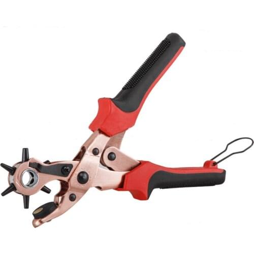 Revolving Leather Strap Watch Band Belt Hollow Hole Puncher Punch Plier for Leather Strap Watch Band Belt Punching