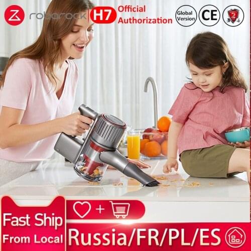 Roborock H7 Mace Plus Upgraded H6 Home Appliance Car Vacuum Cleaner Portable Handheld High Suction160AW 500ml Dustbin