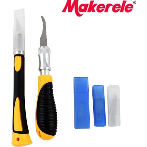 11Pcs Blades Carving Knife Wood DIY Engraving Chisel Sculptural Woodworking Cutting PCB Circuit Board Repair New Paper Cutter
