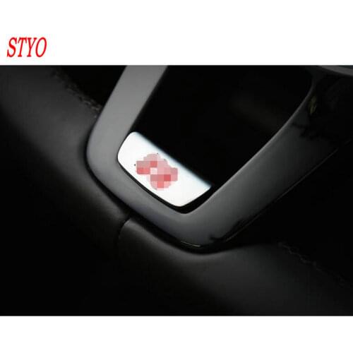 STYO Car steering wheel R alloy metal sticker for VW passat B8 GOLF 7 MK7 Tiguan 2017 Teramont 2017