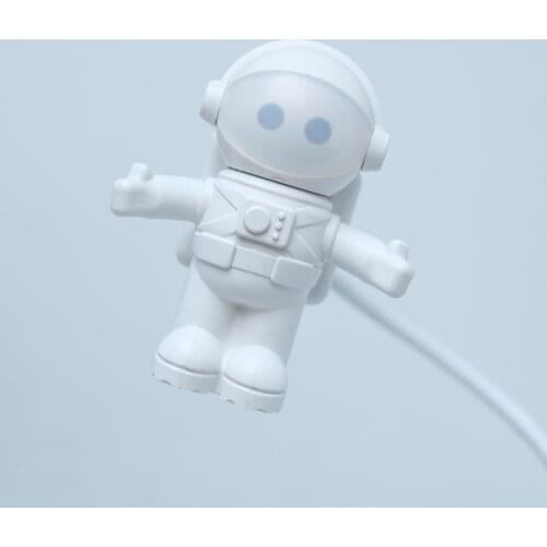 Astronaut Night Light LED Reading Lamp Creative Mini USB Tube Spaceman For Laptop PC Keyboard Table Desk Light Mini bedside lamp