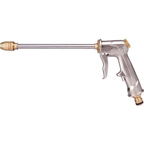 Water Gun Garden Hose Nozzle Water Spray Adjustable Flower Washer High Washer Cleaning Pressure For Plant Household Power C J9M8