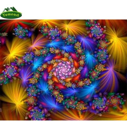 Yumeart Diy Diamond Painting By Number Volledige Vierkante Colorful Mandala Flowers Picture of Mosaic Home Decor Creative Gifts