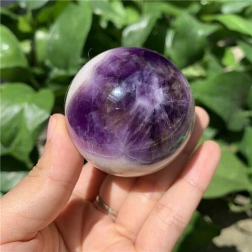 1000g Wholesale prices 50-60mm Natural amethyst quartz ball reiki healing crystals globe for home decoration