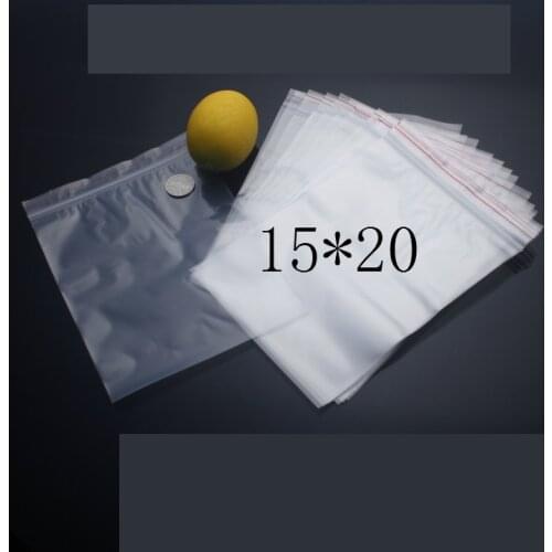 15x20cm 100Pcs Self Seal Packaging Bag for Business Kitchen Cookie Storage Transparent Cellphone Gift Opp Plastic bags
