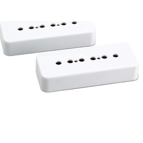 2pcs White P90 SOAPBAR PICK UP COVERS For Guitars Accessory