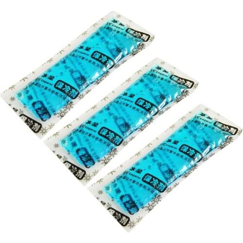 3 Pcs Gel Bags Reusable Storage Cooler Insulin Cold Packs for Outdoor