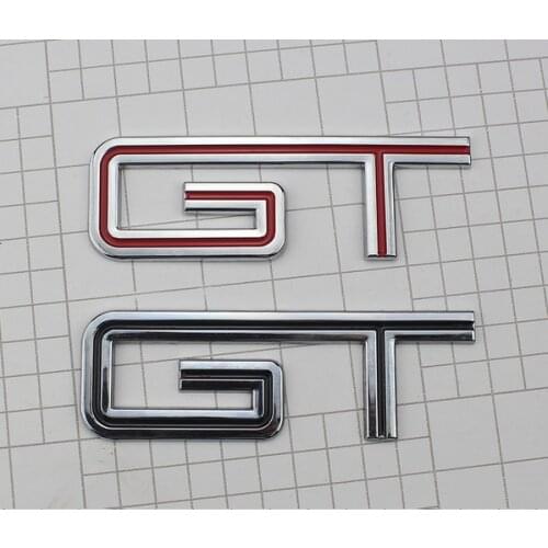 3D Metal GT Auto Emblem Badges Decal Sticker Car Accessories