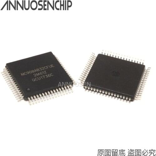 5PCS MC908AB32CFUE MC908AB32 MC908 908AB32CFUE 908AB32 908 QFP64