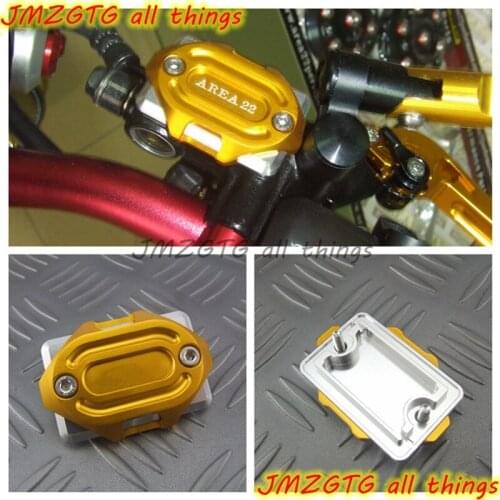 CNC Aluminum Brake Reservoir Cover Cap Red For HONDA GROM MSX125 MSX125SF