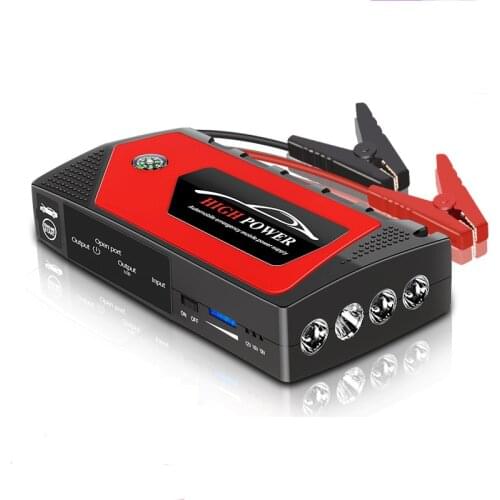 Car Jump Starter Power Bank 18000mAh Portable Emergency Start-up Charger for iPhone 12 iPad Car Booster Battery Starting Device