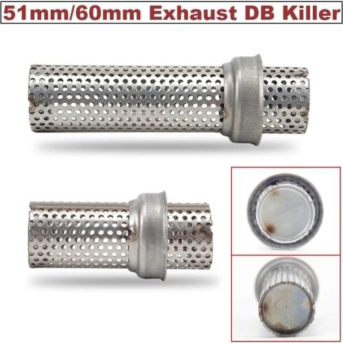 Free Shipping 50.8mm 60mm Motorcycle Exhaust DB Killer Muffler Silencer Escape Sound Reducer for Yoshimura for SC for Akrapovic