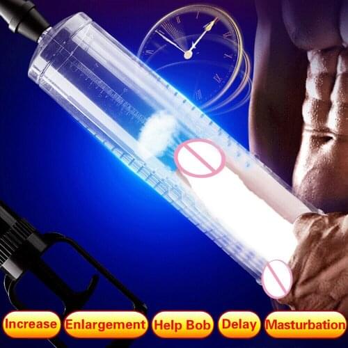 Penis Extender Penis Pump Penis Enlargement Sleeve Penis Trainer Male Masturbator Vacuum Pump Sex Toys For Men Adult Sex Product