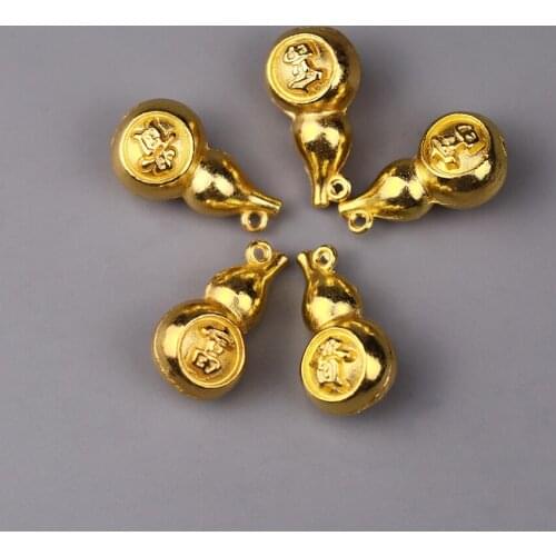 Fengshui Necklaces Gourd Pendant Craft Jewelry Gift Fine Lucky Charms DIY Jewelry Making