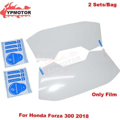Forza300 18 Scooter Bike Speedometer Odometer Instruments Protective Film Explosion-proof Membrane For Honda Forza 300 2018