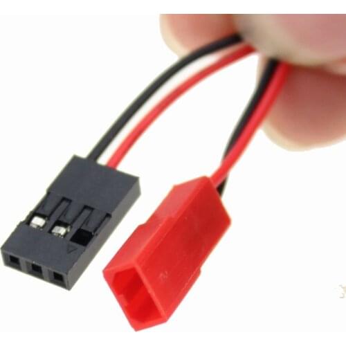 5 Pieces/lot JST Female To JR Futaba DuPont 3 Pin Connector Conversion Cable Charger