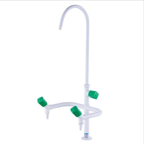 G1/2 Brass Triple Three Laboratory Faucet Higher Education Laboratory Tap University Experimental Equipment 360° Rotate Bibcock