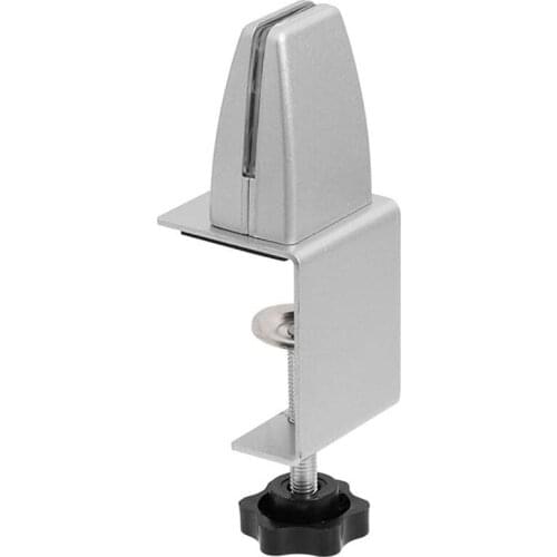 Sneeze Guard Clamp Bracket Desk Partition Clamp for 1/8Inch to 1Inch Thick Acrylic Panels Adjustable C Shape Clamp