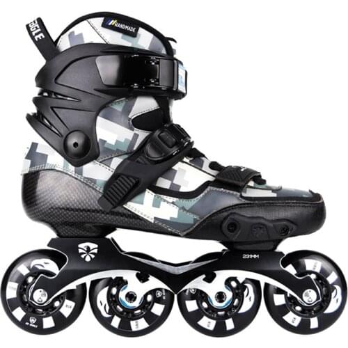 Flying Eagle DriftcamoLE Professional carbon fiber Speed Inline Skates Professional Adult Roller Skating Shoe Free Skating Pati