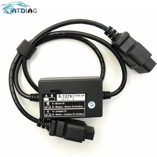 Hot sales S.1279 Lexia PP2000 Diagnostic Connector S1279 For New Cars Boxer Jumper III Professional Lexia3 For Peugeot Citroen