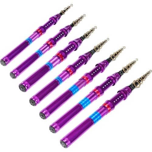 Metal Handle Ceramic wire loop Carbon fishing rod spinning telescopic 1.5m 1.8m 2.1m 2.4m 2.7m 3m 3.6m rods Fishing Tackle