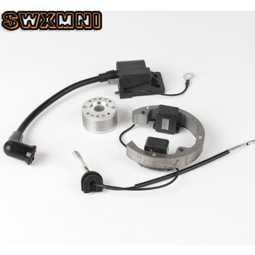 New Motorcycle Ignition Coil Magnetic coil Stator Flywheel For SX 50cc Pro Senior Junior SR JR SX50 2001-2008