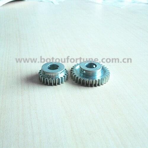 Plastic double spur gear 1 Mod spur gear with 33 teeth for cnc machine 10pcs a pack