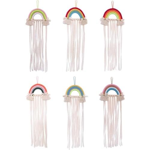 Woven Rainbow Wall Hanging,Rainbow Wall Hanging,Rainbow Macrame Wall Hanging for