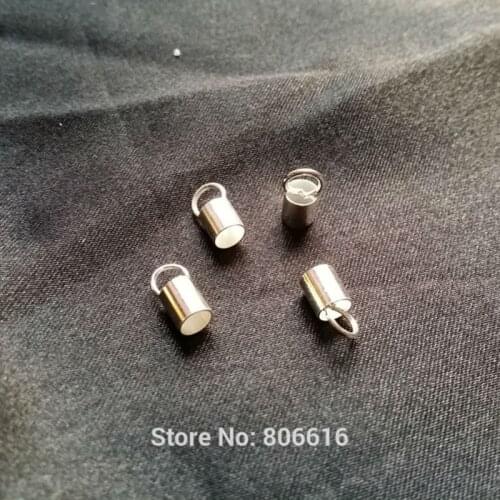 " Fake One Penalty Ten " (For 4mm width Rope) 20Pcs 925 Sterling Silver Jewelry Connectors Jewelry Findings