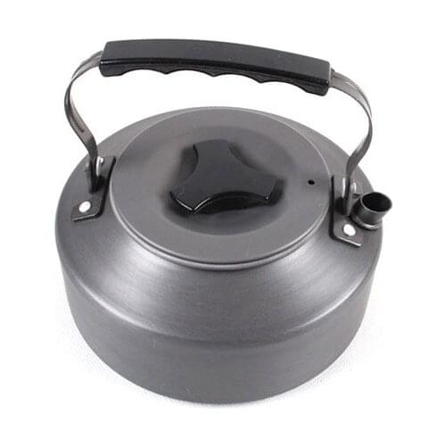 Outdoor kettle camping coffee pot portable boiling 1.1L teapot travel tea set picnic hanging hat water mug aluminum cookware