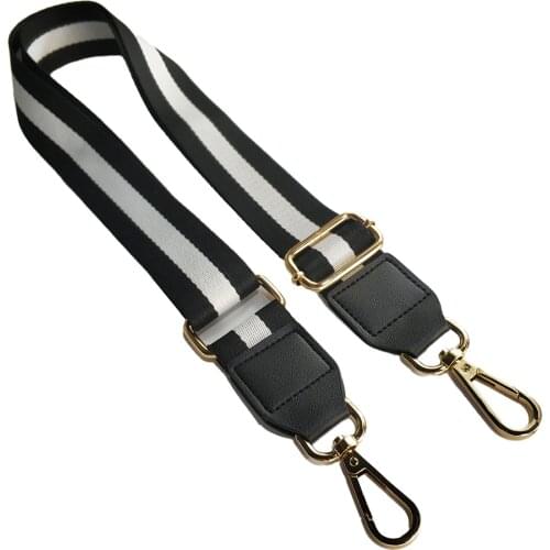 Bag Strap Nylon Striped Woven Strap for Women Crossbody Shoulder Bags Belt Handbag Adjustable Strap Bag Accessories 70- 125cm