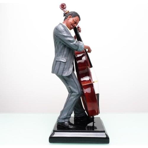 Wedding decoration Home Furnishing Decor craft gift decoration decoration of American Jazz Bass figure sculpture art cutting die