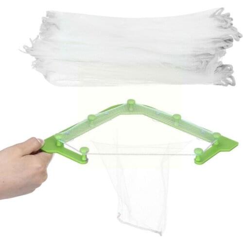 Triangle Drainage Rack Disposable Garbage Bag Sink Trash For Kitchen Mesh Hole Drain Waste Strainer Bags C0A9