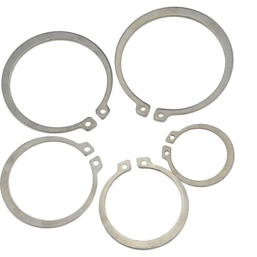 10PCS GB894 M19-M75 Gourd Type Washer 304 Stainless Steel C-type Elastic Ring External Circlip Snap Retaining For Type A Shaft