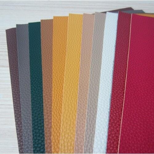 11pcs 21x30cm A4 size pu leather fabric material for craft project DIY CN212