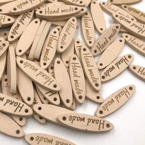 50 pcs Mixed Color 28mm Wood Oval Button Craft Sewing Cards Scrapbook DIY WB427