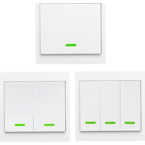 Wireless Remote Transmitter Sticky RF TX Smart Home for Living Room Bedroom 433MHZ 86 Wall Panel Works With SONOFF RF/RFR3