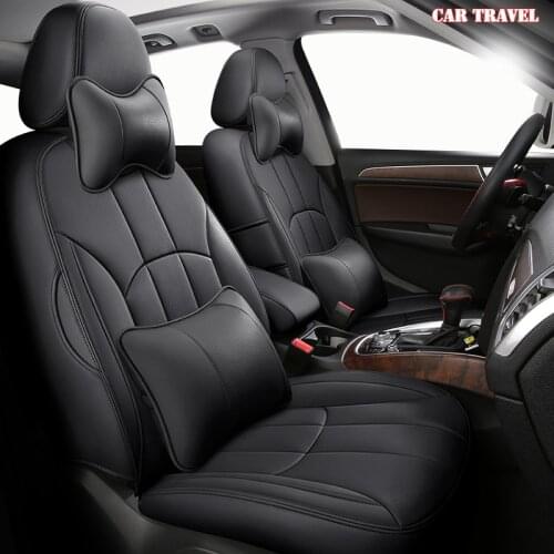 CARTRAVEL Custom Leather car seat cover For JEEP Compass Wrangler Patriot Cherokee Grand Cherokee Commander Renegade car sears