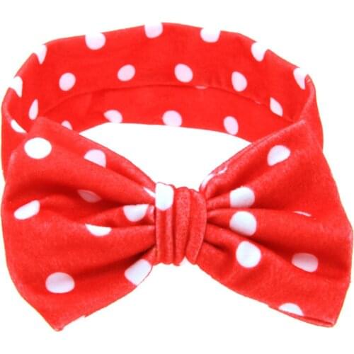 Baby headband for baby 1Pcs Kids cotton cute print Infant Headband Girls Baby Elastic Bow Hair Accessories Hair bands L505912