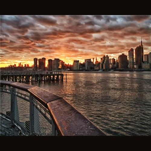 DIY Painting By Numbers Prague Old Town Square Kit Oil Picture By Numbers Landscape Wall Art Painting on Canvas Home Decoration