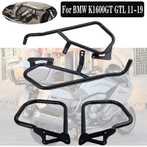 For BMW K1600GT K1600GTL K1600 GT GTL 2011-2019 Highway Crash Protection Bar Engine Guard Side Box Protective Frame Bumper