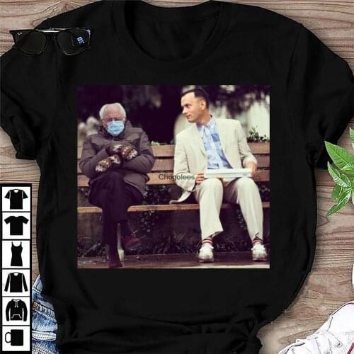 Forrest Gump Bernie Sanders Like Is Like A Box Of Mittens Meme shirt