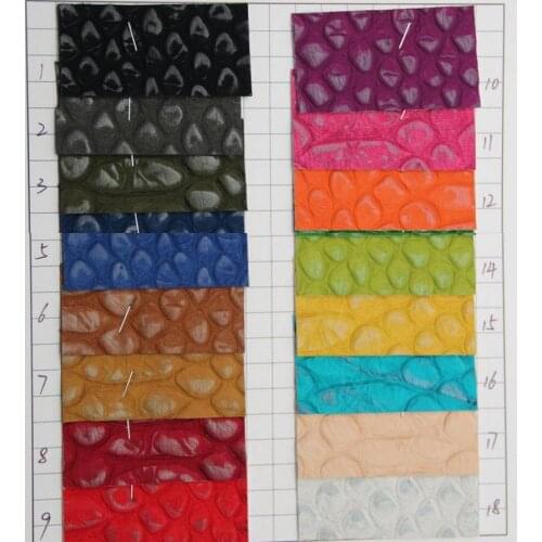 Artificial leather serpentine pattern snake skin faux leather PU leather fabric material wholesale