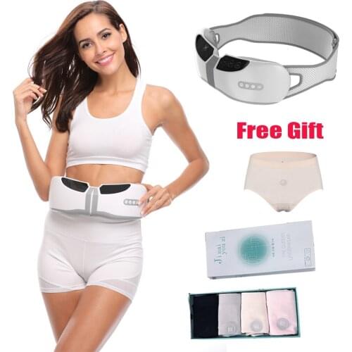 LASTEK 2 in 1 Home Kit Ultrasonic Body Shaper Laser Slimming Belt Lose Weight Therapy Device + Women Magnetotherapy Briefs 4 Pcs