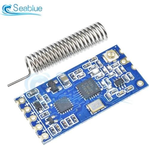 1Pcs 433Mhz HC-12 SI4463 Wireless Serial Port Module 1000m Replace Bluetooth New Original
